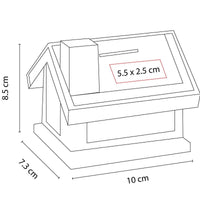 Alcancía Casita