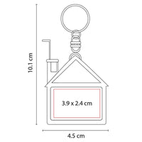 Llavero Flexómetro Casita