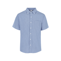 Camisa Oxford Manga Corta para Caballero Color Azul Cielo