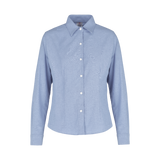 Camisa Oxford Manga Larga Con Silueta Para Dama Color Azul Cielo