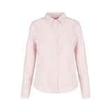 Camisa Oxford Manga Larga Con Silueta Para Dama Color Rosa