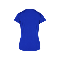 Playera Cuello Redondo Manga Corta Con Silueta Para Dama Color Royal