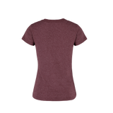 Playera Cuello Redondo Manga Corta Con Silueta Para Dama Color Marron Jaspe