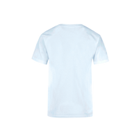 Playera Peso Completo Cuello Redondo Manga Corta Unisex Para Joven Color Blanco