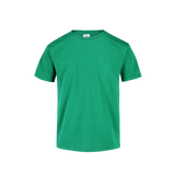 Playera Peso Completo Cuello Redondo Manga Corta Unisex Para Joven Color Jade