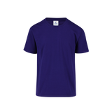 Playera Peso Completo Cuello Redondo Manga Corta Unisex Para Joven Color Morado