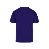 Playera Peso Completo Cuello Redondo Manga Corta Unisex Para Joven Color Morado