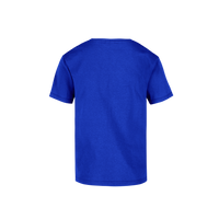 Playera Peso Completo Cuello Redondo Manga Corta Unisex Para Joven Color Royal