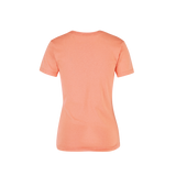 Playera Peso Completo Cuello Redondo Manga Corta Con Silueta Para Dama Color Coral