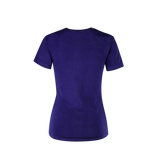 Playera Peso Completo Cuello Redondo Manga Corta Con Silueta Para Dama Color Morado