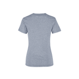 Playera Peso Completo Cuello Redondo Manga Corta Con Silueta Para Dama Color Gris Jaspe