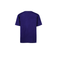 Playera Peso Completo Cuello Redondo Manga Corta Unisex Para Niño Color Morado