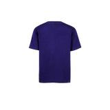 Playera Peso Completo Cuello Redondo Manga Corta Unisex Para Niño Color Morado