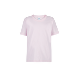 Playera Peso Completo Cuello Redondo Manga Corta Unisex Para Niño Color Rosa Pastel