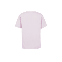 Playera Peso Completo Cuello Redondo Manga Corta Unisex Para Niño Color Rosa Pastel