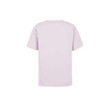 Playera Peso Completo Cuello Redondo Manga Corta Unisex Para Niño Color Rosa Pastel