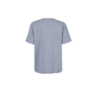 Playera Peso Completo Cuello Redondo Manga Corta Unisex Para Niño Color Gris Jaspe