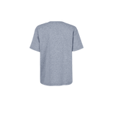 Playera Peso Completo Cuello Redondo Manga Corta Unisex Para Niño Color Gris Jaspe