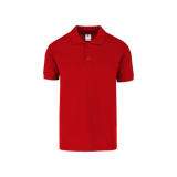 Playera Tipo Polo Piqué Para Caballero •50% Algodón-50% Poliéster• Color Rojo