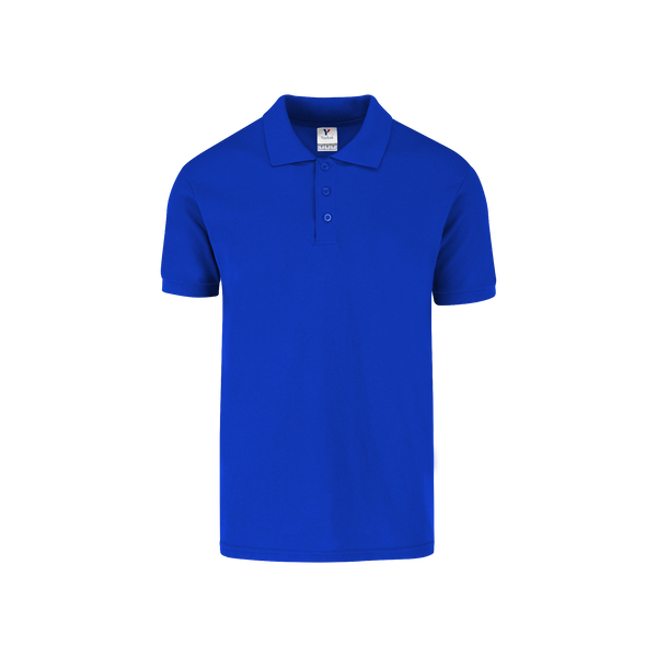 Playera Tipo Polo Piqué Para Caballero •50% Algodón-50% Poliéster• Color Royal