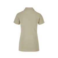 Playera Tipo Polo Pique Con Silueta Para Dama Color Beige