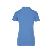 Playera Tipo Polo Pique Con Silueta Para Dama Color Celeste