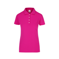 Playera Tipo Polo Pique Con Silueta Para Dama Color Fucsia