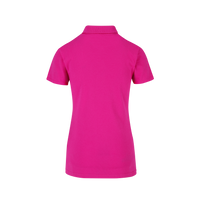 Playera Tipo Polo Pique Con Silueta Para Dama Color Fucsia