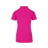 Playera Tipo Polo Pique Con Silueta Para Dama Color Fucsia