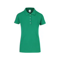 Playera Tipo Polo Pique Con Silueta Para Dama Color Jade