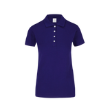 Playera Tipo Polo Pique Con Silueta Para Dama Color Morado