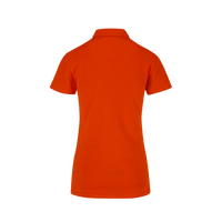 Playera Tipo Polo Pique Con Silueta Para Dama Color Naranja