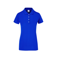 Playera Tipo Polo Pique Con Silueta Para Dama Color Royal