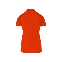 Playera Tipo Polo Piqué con Silueta Para Dama •50% Algodón-50% Poliéster• Color Naranja