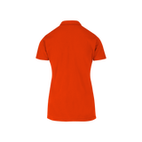 Playera Tipo Polo Piqué con Silueta Para Dama •50% Algodón-50% Poliéster• Color Naranja