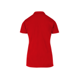 Playera Tipo Polo Piqué con Silueta Para Dama •50% Algodón-50% Poliéster• Color Rojo