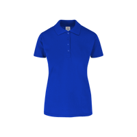 Playera Tipo Polo Piqué con Silueta Para Dama •50% Algodón-50% Poliéster• Color Royal