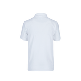 Playera tipo Polo Pique Unisex Para Joven Color Blanco