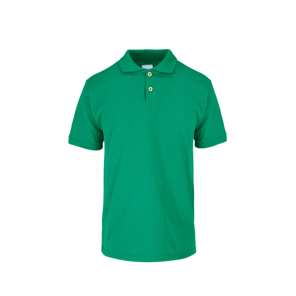 Playera tipo Polo Pique Unisex Para Joven Color Jade