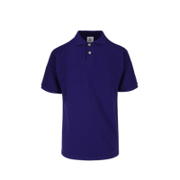 Playera tipo Polo Pique Unisex Para Joven Color Morado