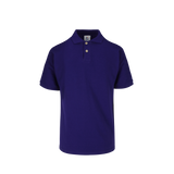 Playera tipo Polo Pique Unisex Para Joven Color Morado