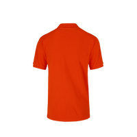 Playera tipo Polo Pique Unisex Para Joven Color Naranja