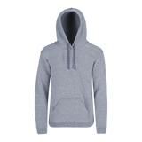 Sudadera con Capucha y Cangurera Unisex para Adulto Color Gris Jaspe