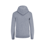 Sudadera con Capucha y Cangurera Unisex para Adulto Color Gris Jaspe