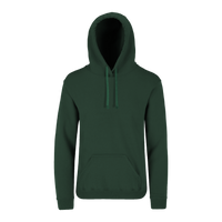 Sudadera con Capucha y Cangurera Unisex para Adulto Color Verde Bosque