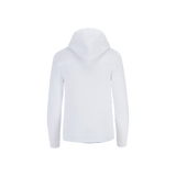 Sudadera Con Capucha Y Cangurera Unisex Para Joven Color Blanco