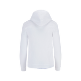 Sudadera con Capucha, Cangurera y Cierre Unisex para Adulto Color Blanco