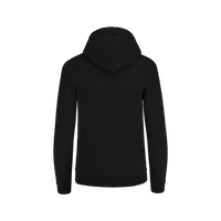 Sudadera con Capucha, Cangurera y Cierre Unisex para Adulto Color Negro Jaspe