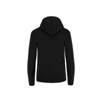 Sudadera Con Capucha Cangurera Y Cierre Unisex Para Joven Color Negro