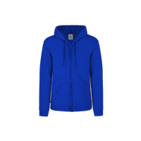 Sudadera Con Capucha Cangurera Y Cierre Unisex Para Joven Color Royal